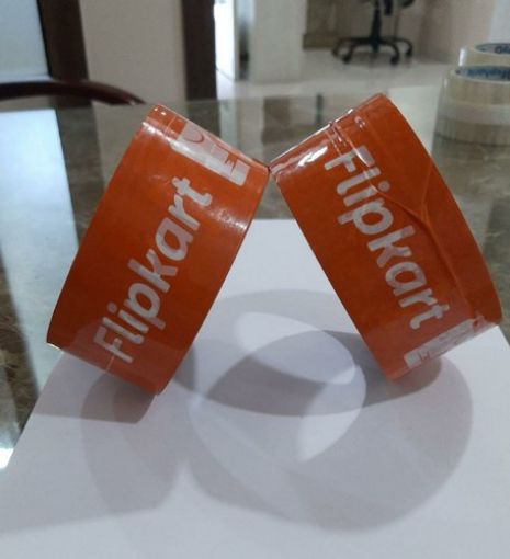 Picture of 2" inch Flipkart Orange tape 100 Meter Flipkart tape 100 Meter BLUE  Transparent Ecommerce Promotional Packing/Packaging Tape